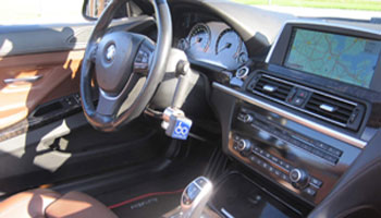 The Click & Go solution installed in a BMW.